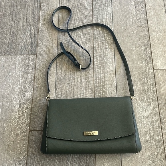 Kate Spade Laurel Way Hunter Green Crossbody Bag - Picture 2 of 5